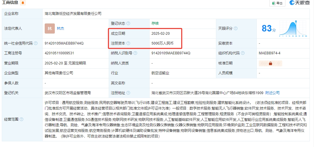 湖北高路低空经济发展有限责任公司 百科(图1)